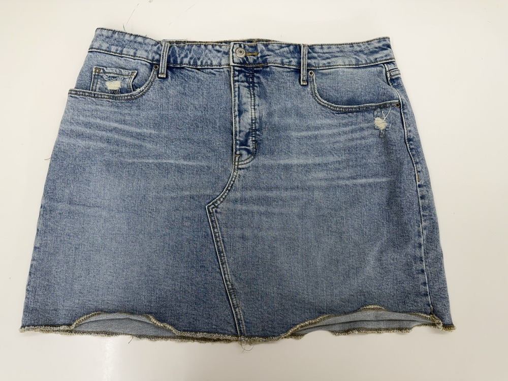 Old Navy Womens Jean Skirt Size 16 Short Denim Skirt